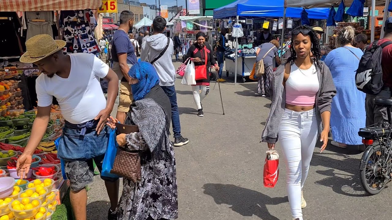 🇬🇧 NORTH LONDON WALKING TOUR, HACKNEY LONDON, RIDLEY MARKET, LONDON WALK, DALSTON WALK, HACKNEY WALK
