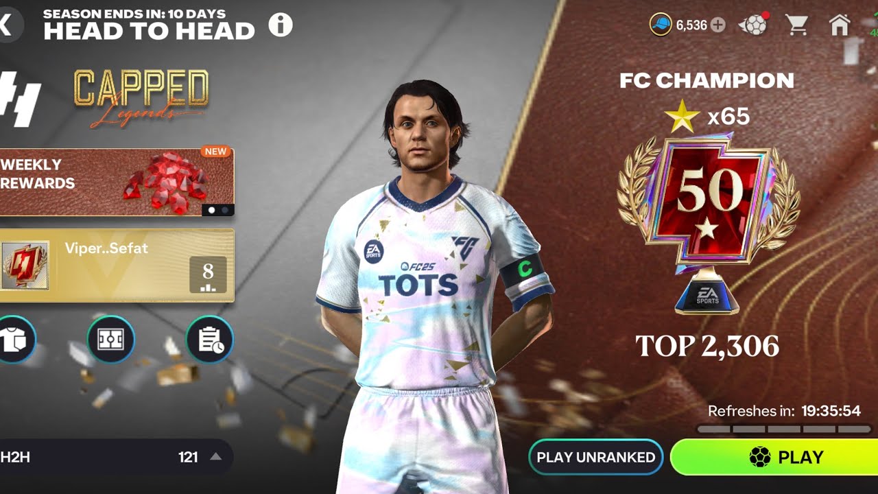 Fc Mobile Head To Head Gameplay🥶Road To 70⭐️