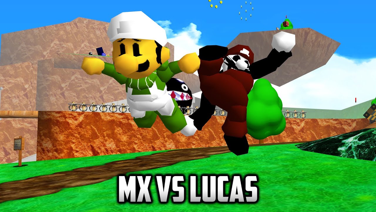 ⭐ Super Mario 64 PC Port - MX vs Lucas (AI Hunter)