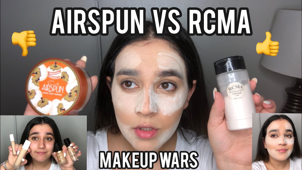 AIRSPUN VS RCMA LOOSE POWDER