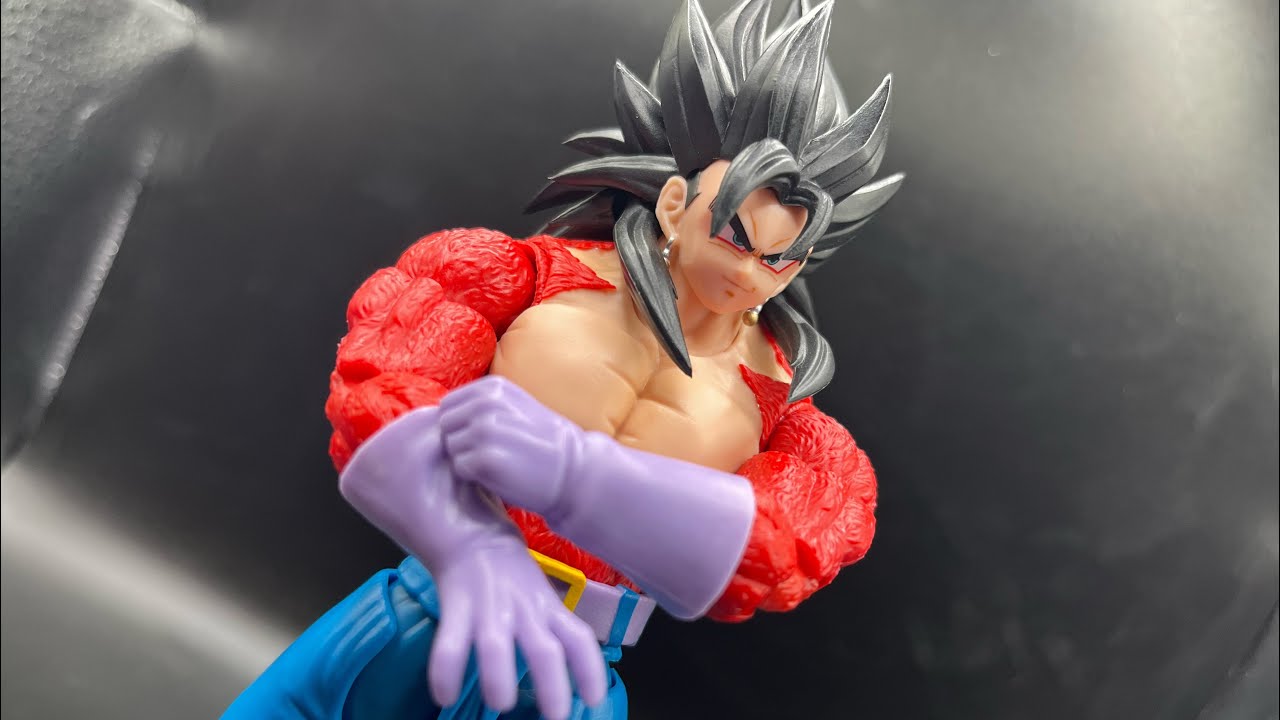 Mythos Anime Dragon Ball S.H.Figuarts Super Saiyan 4 Vegito GT Figure Review 