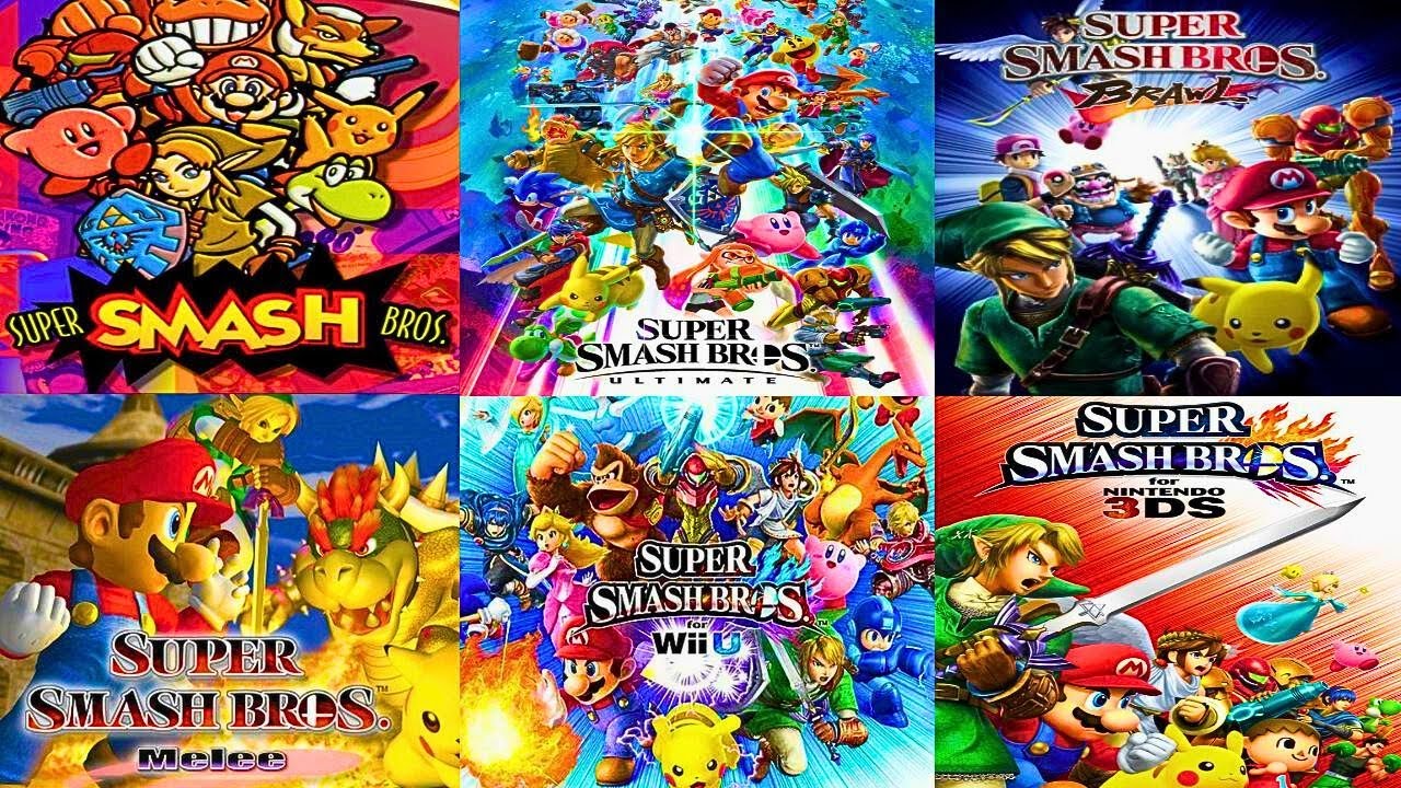 The Evolution of SUPER SMASH BROS Games (1999-2018)