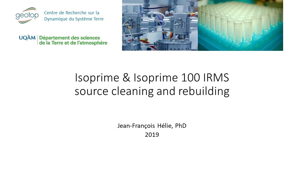 Unbuilding, cleaning and rebuilding a IRMS source