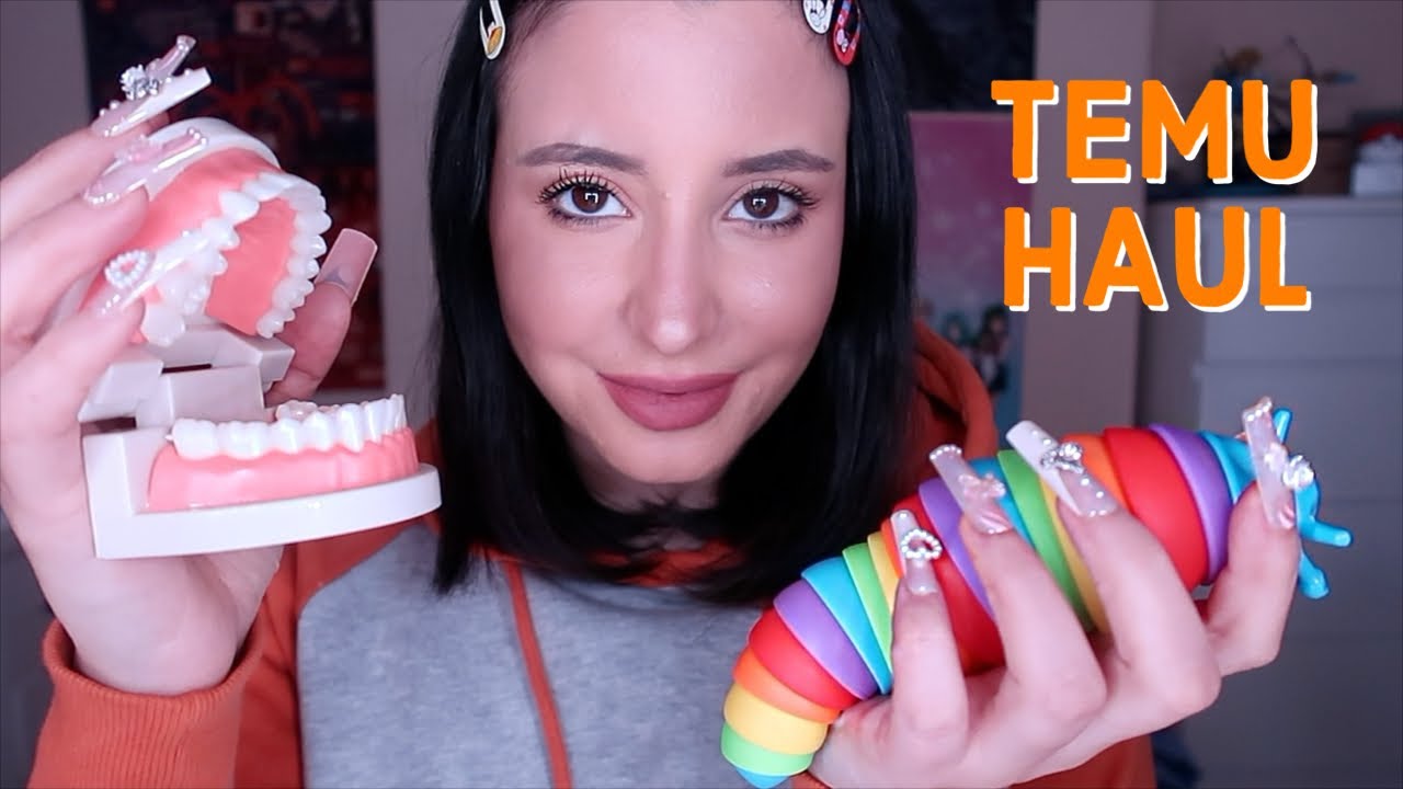 Greek ASMR || Το πρώτο μου (τέραστιο) TEMU haul! Ότι πιο Cute και Περίεργο 😍