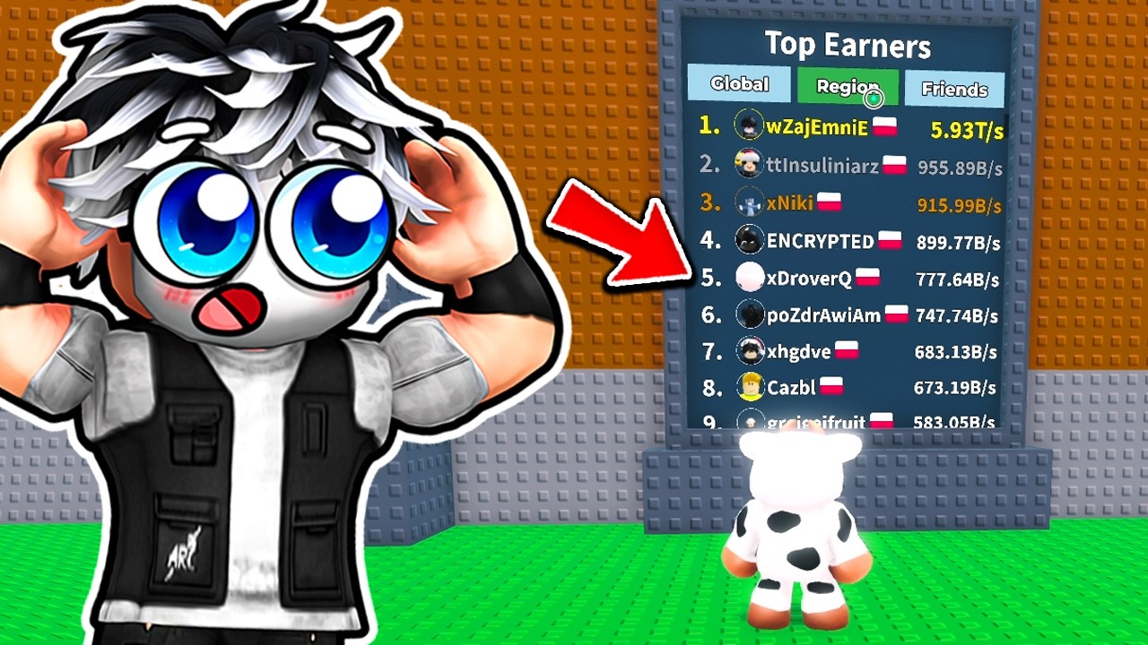 WBIŁEM TOP 5 POLSKI W STEAL A BRAINROT! Roblox