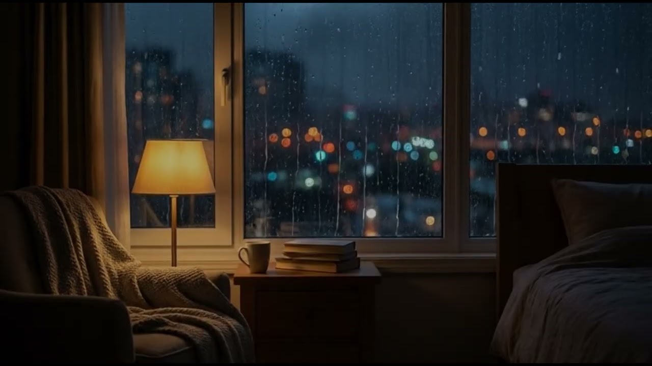 Ultimate Relaxation 💤 Night Rain & Gentle Thunder for Peaceful Dreams