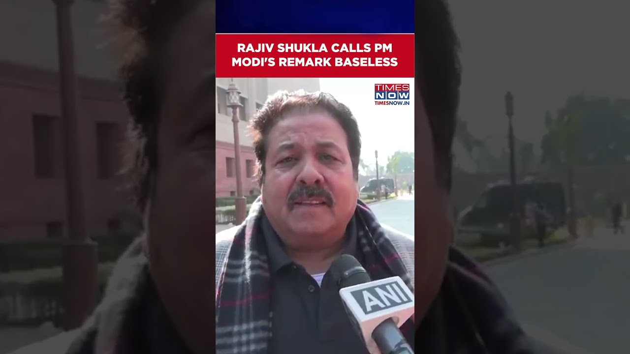 Congress MP Rajiv Shukla Counters PM Modi's Remark Against Congress #shorts