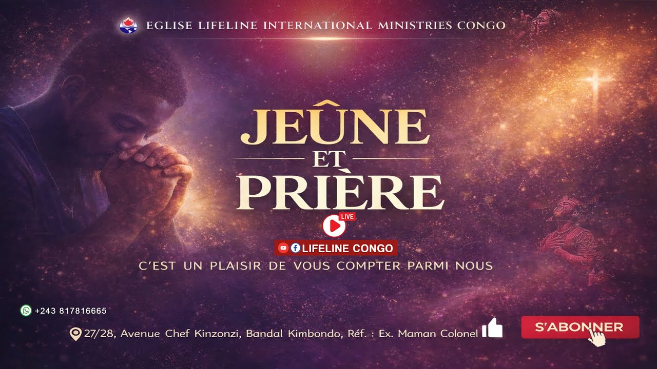 [LIVE] JEÛNE ET PRIÈRE, Pst Kala MAKIESE, Mercredi 04/Février 2026,J3/27.