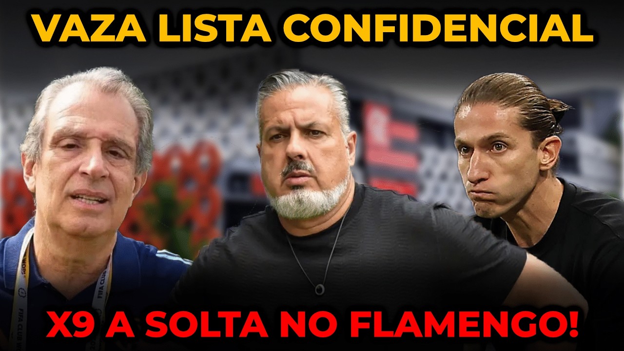 X9 A SOLTA NO FLAMENGO! Lista de contratações, vendas e avaliação interna de jopgadores é exposta