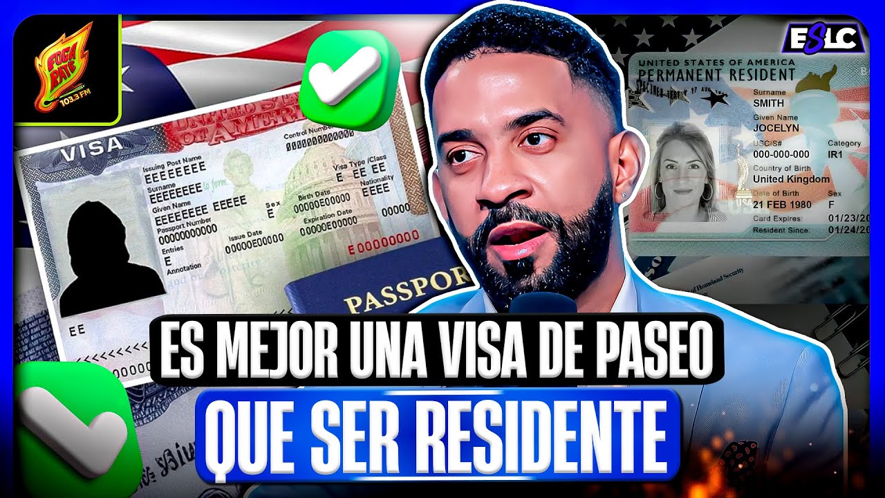COMPROBADO ES MEJOR TENER VISA DE PASEO QUE UNA RESIDENCIA (HÉCTOR JEAN ESPAILLAT)