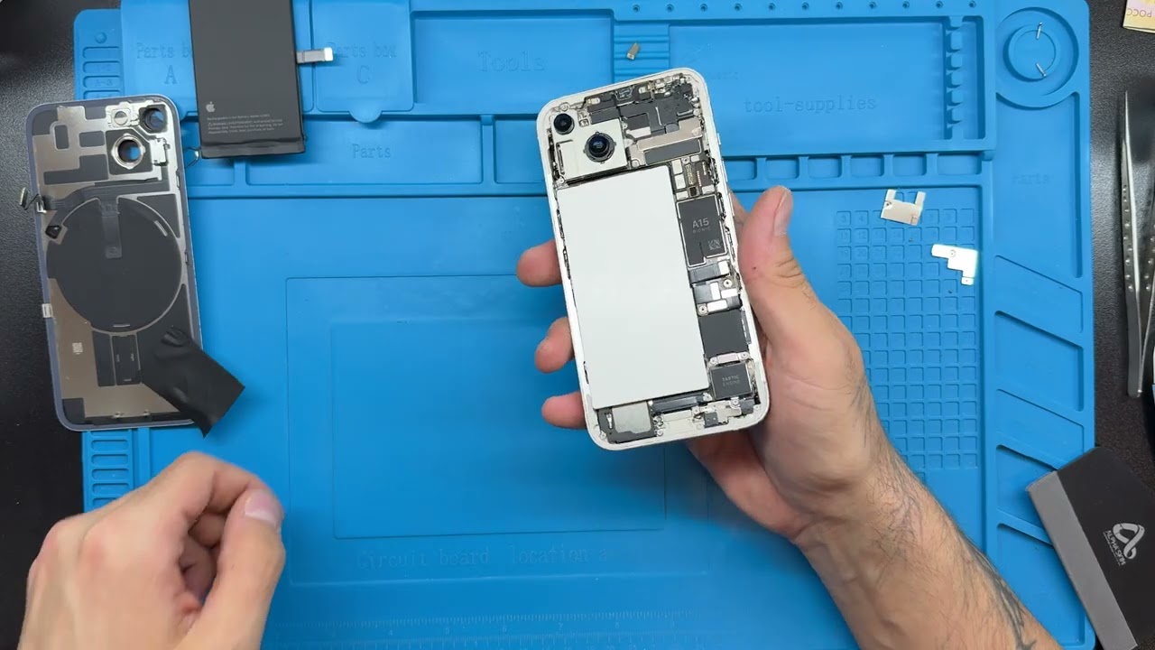 Замена аккумулятора iPhone 14 (Service Pack) / change battery