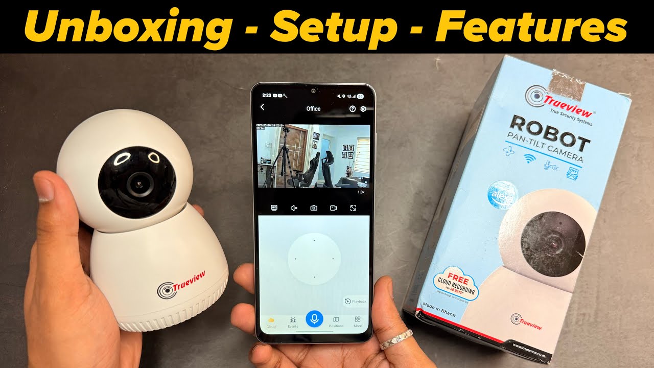Trueview 2MP Smart CCTV Wi-Fi Home Security Camera | Unboxing, Review, Installation & Setup in Hindi