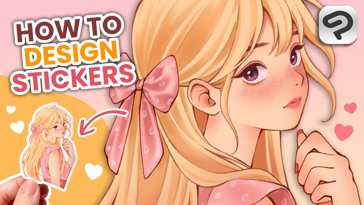 How To Design And Make Stickers | Using Clip Studio Paint & LOKLiK | Step-by-Step For Beginners