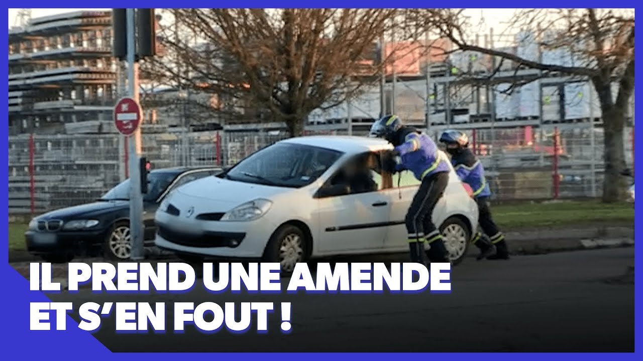 Il prend une amende et s'en fiche compl&egrave;tement ! 😳