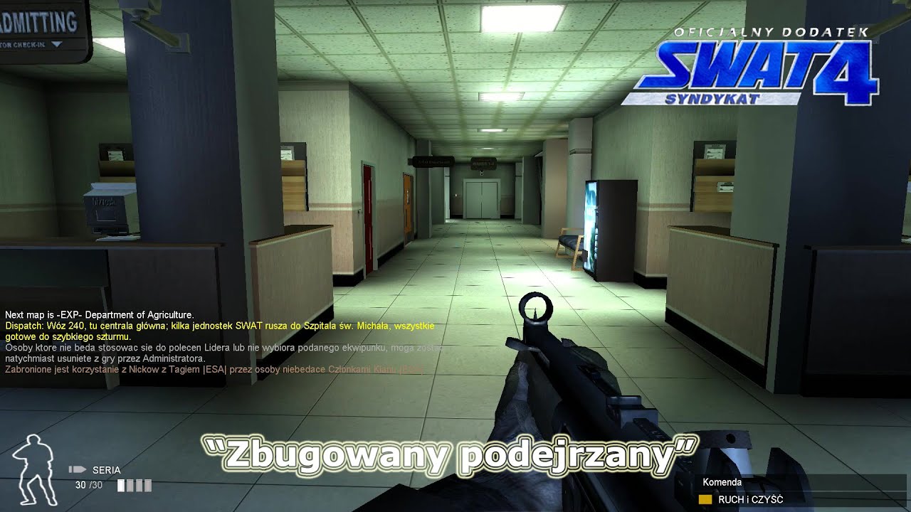Swat 4 Syndykat GamePlay - Mapa dodatkowa #21 Full HD 1080p - 