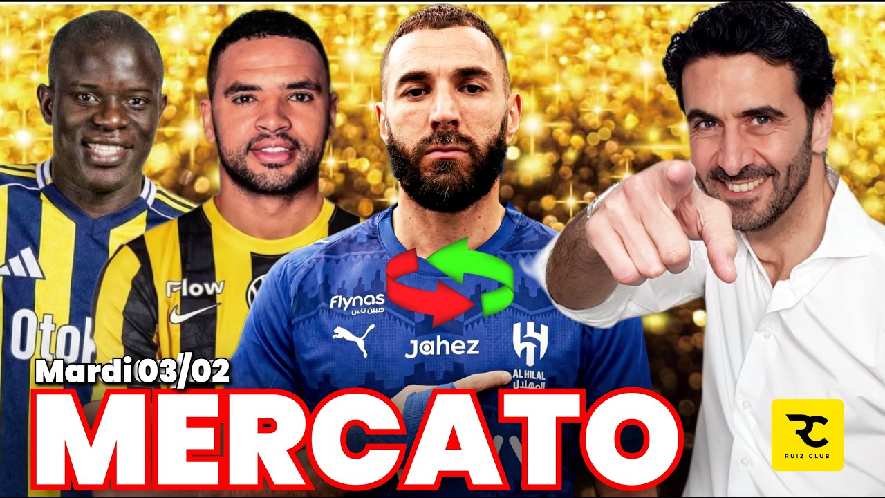 🔴 𝗡𝗘𝗪𝗦 𝗠𝗘𝗥𝗖𝗔𝗧𝗢 BENZEMA, KANTE, MATETA + RealMadrid, Barça, Premier, Serie A, VINICIUS, TER STEGEN...