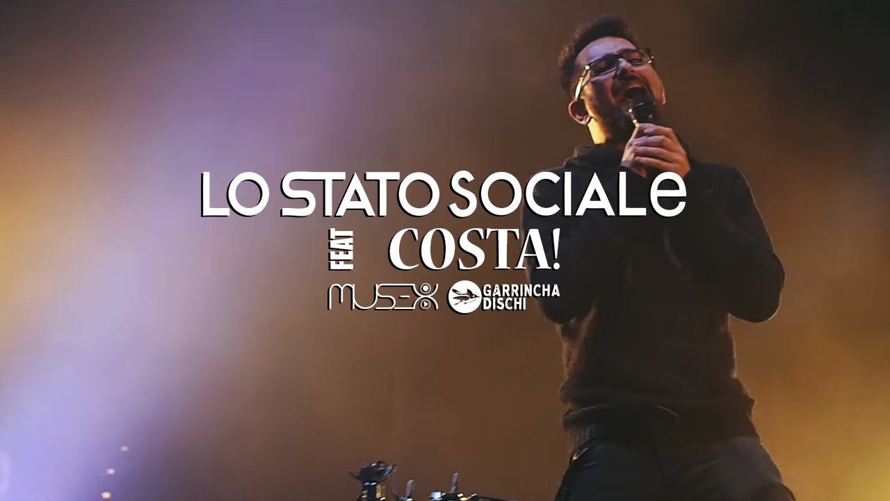 LO STATO SOCIALE feat. COSTA! - La felicità non è una truffa  - live @ Paladozza, Bologna