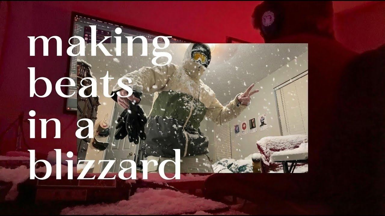 Music Producer's Snow Day: Making Beats in a Blizzard