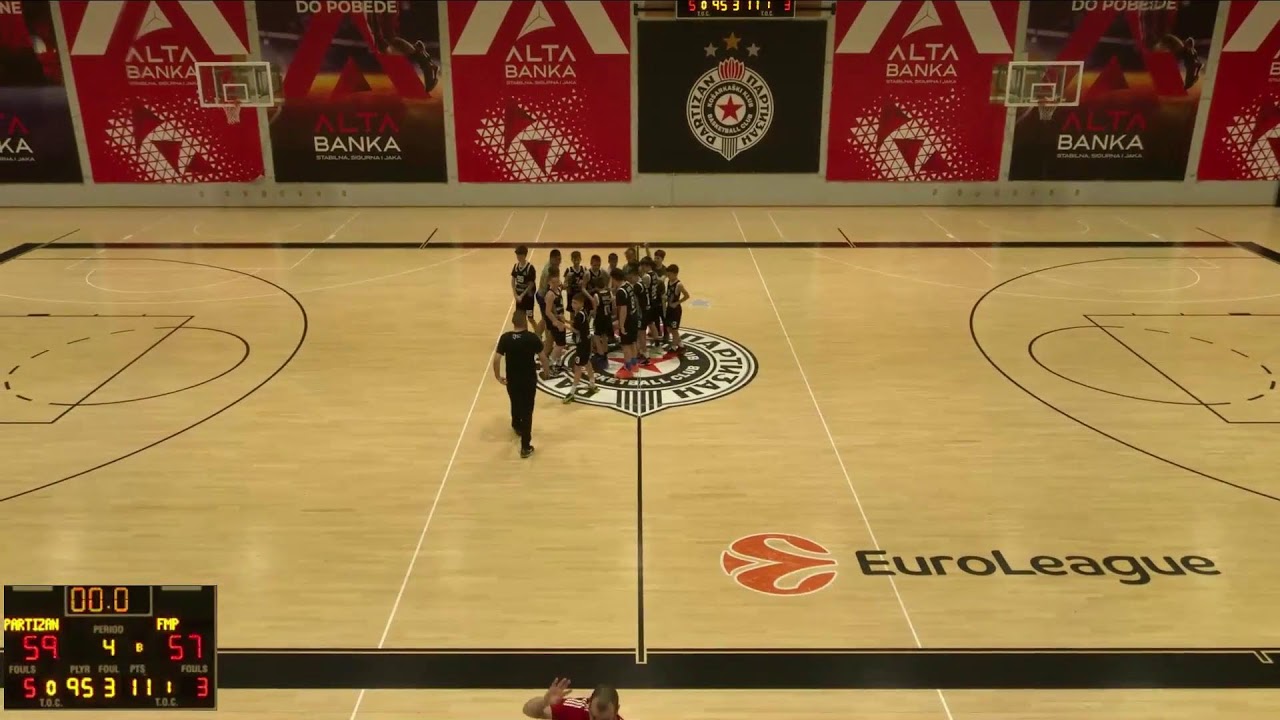 Regionalna liga U12 - KK Partizan : KK FMP