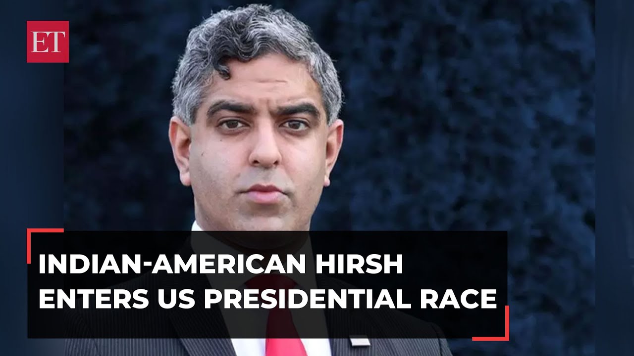 Indian-American engineer Hirsh Vardhan Singh enters race for 2024 US Presidential elections