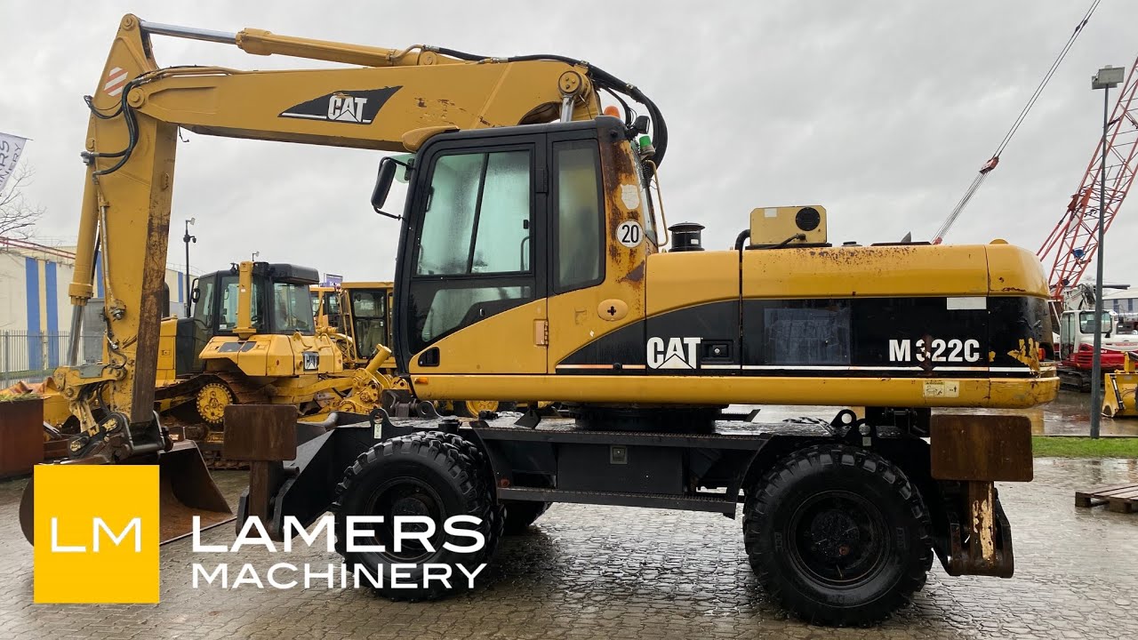 Caterpillar M322C wheeled excavator for sale @ lamersmachinery.com