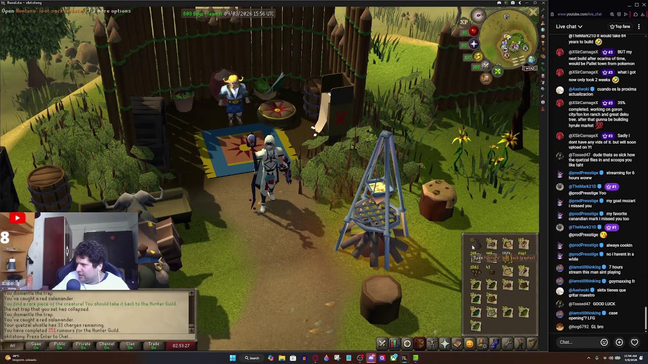 99 HUNTER GRIND CONTINUES!  ⚔️  #osrs