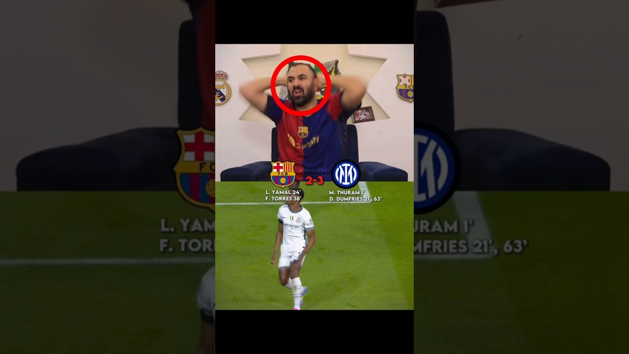 Barcelona vs Inter 🤯 Quality 17$ Football kits in my bio 🙂 #barcelona #football #shorts