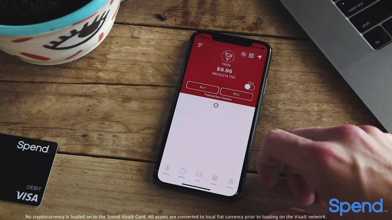 TRX is available on on Spend App