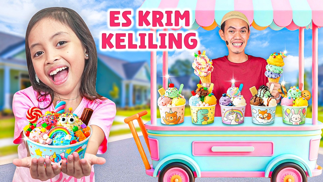 ES KRIM LEIKA VIRAL! 🍦 Sampai Diserbu Pembeli 😍
