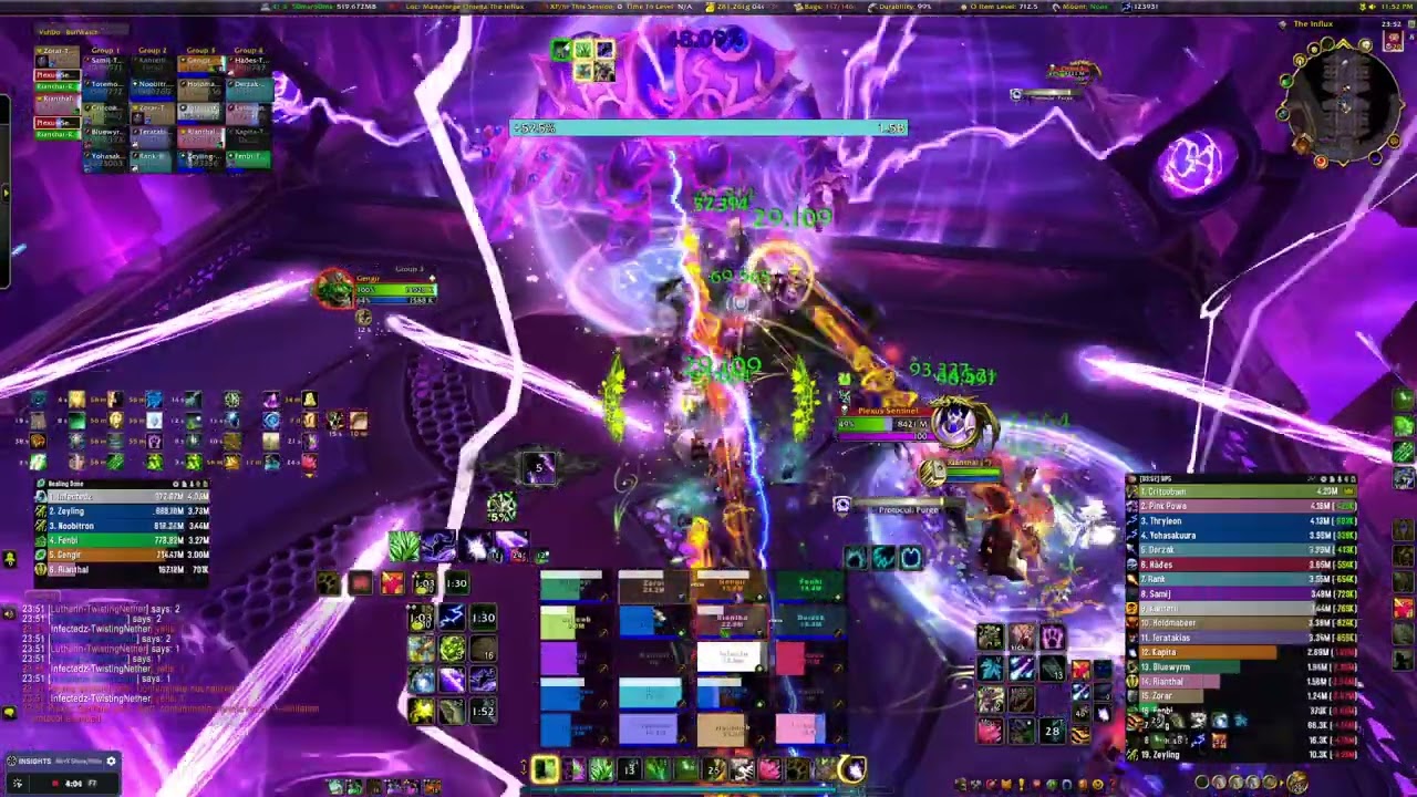 Manaforge Omega - Plexus Sentinel Mythic - Resto Druid pov - War Within