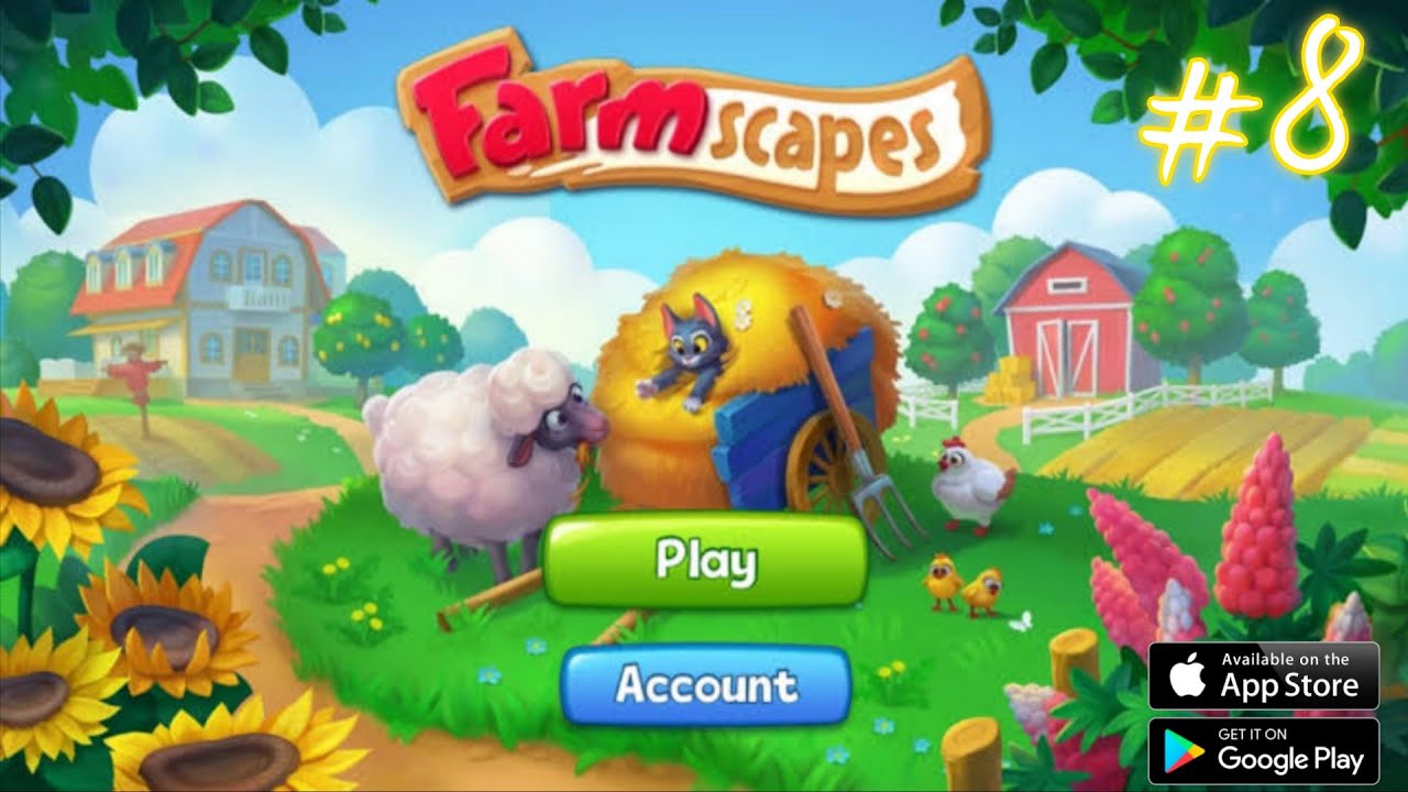 Start a new day #8 .1 🐈‍⬛Farmscapes🏡 #farmscapes 