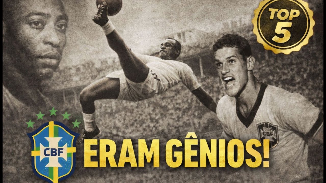 ELES FORAM OS 5 MAIORES CRAQUES DO BRASIL ANTES DO PELÉ