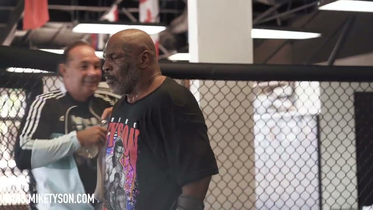Mike Tyson Training Day At Kings MMA