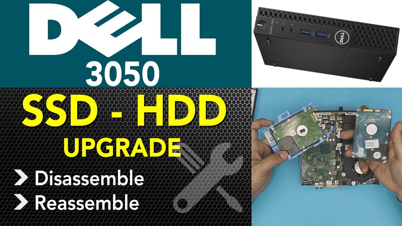 Dell Optiplex 3050 Mini Pc SSD NVME / Hdd UPGRADE