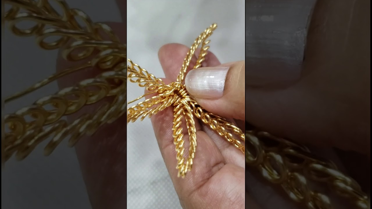 Alambrismo : Flor de Nochebuena