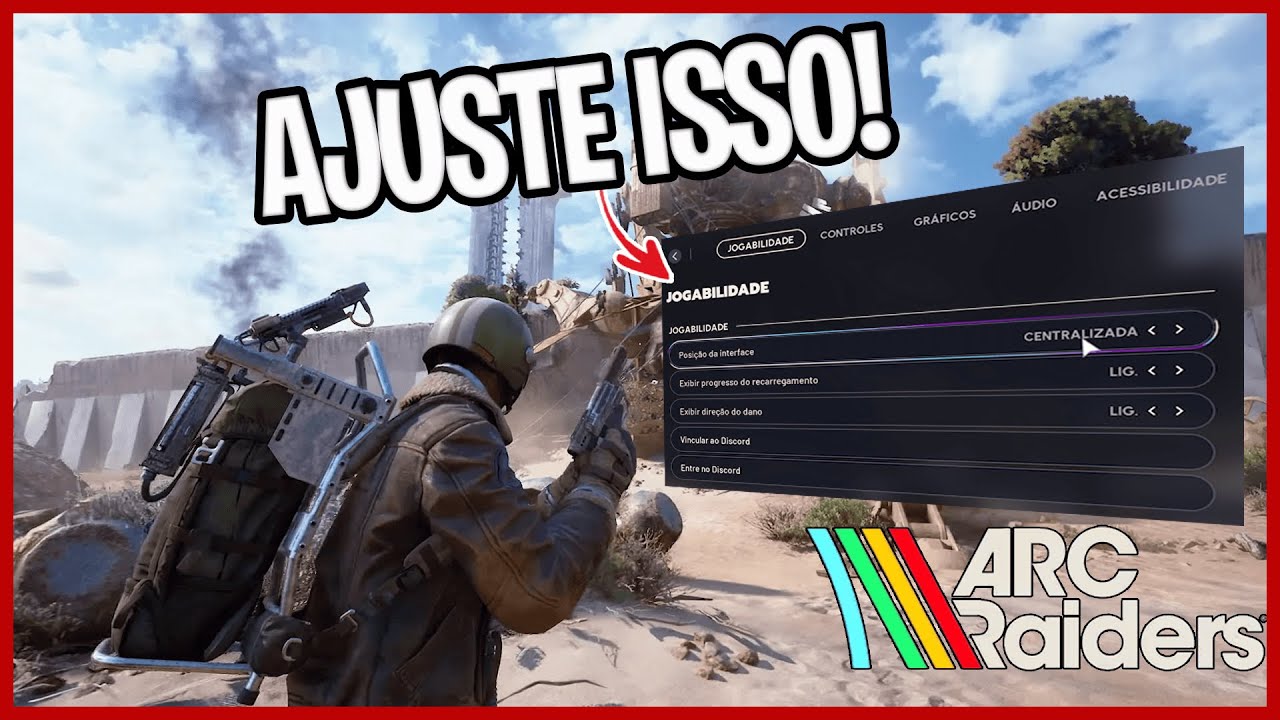 MELHOR CONFIGURAÇÃO PARA O JOGO ARC RAIDERS PC/XBOX/PS5