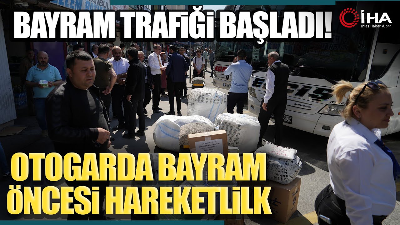 Otogarlarda Bayram Yoğunluğu Başladı