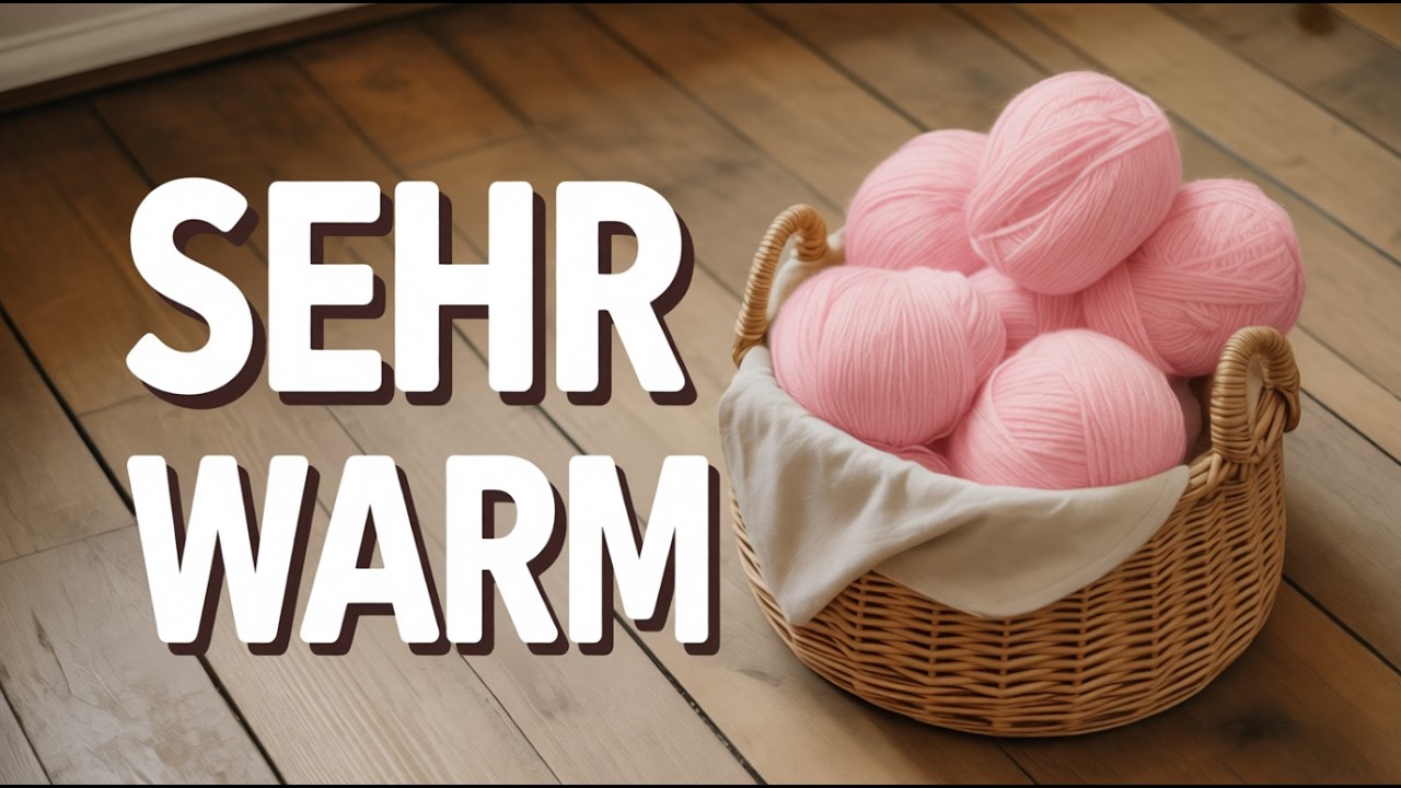 Dieses Muster ist WÄRMER als ein PELZMANTEL!