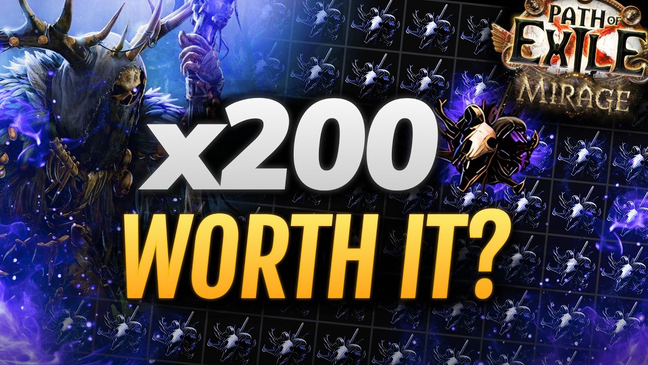 [PoE 3.28] x200 King - 10+ DIV/Hour Farm? - Bossing Test for King in the mist - Path of Exile