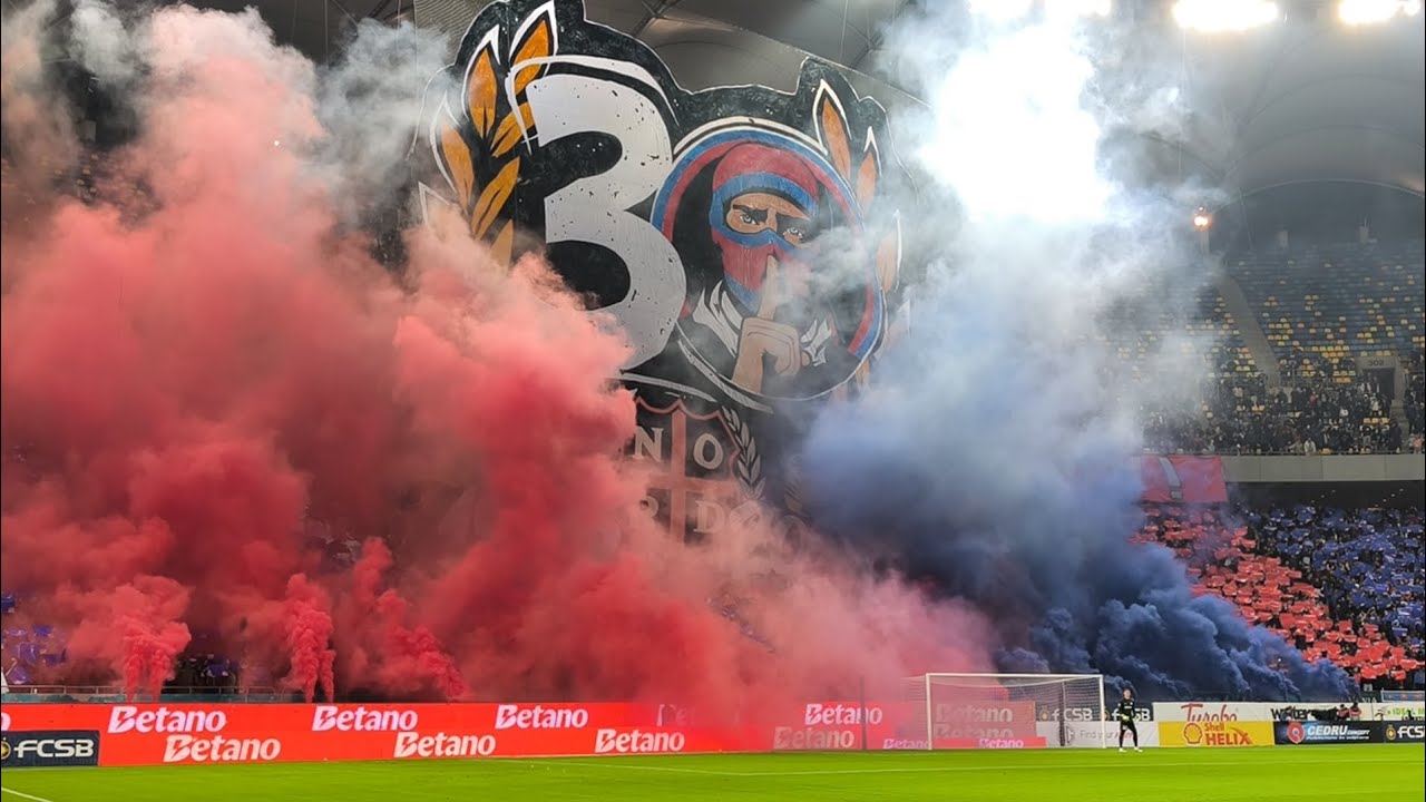 #ULTRAS #SMOKE #CHOREO PELUZA NORD 1995 | 30 DE ANI DE NORD | FCSB - RAPID BUCURESTI | SUPERLIGA