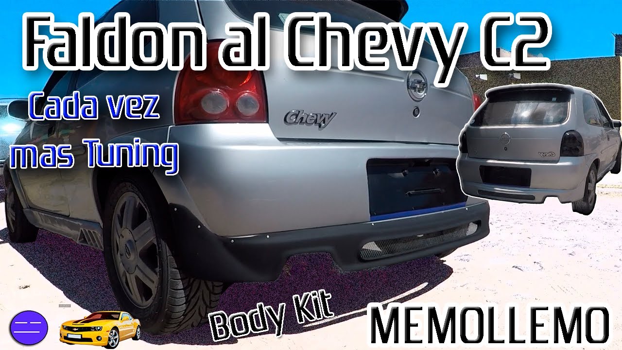 Faldon trasero Chevy C2 | Le instale y pinte un Body Kit al Chevy C2 |