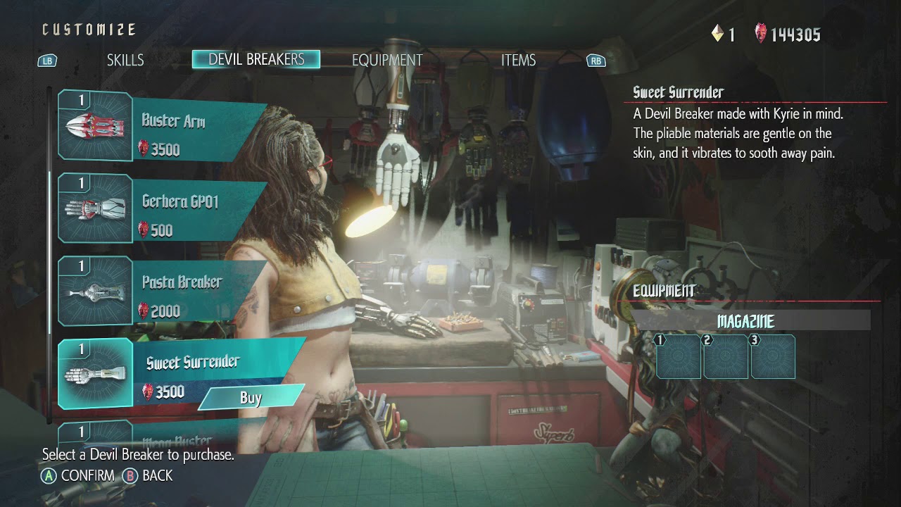 Devil May Cry 5 Devil Breakers List