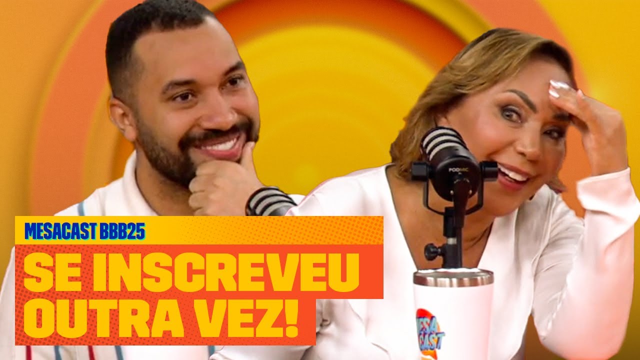 Gil do Vigor revela que SE INSCREVEU no BBB 25 junto com a MÃE! 🤯 | Mesacast BBB