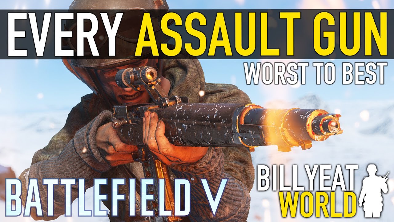 Every ASSAULT GUN in BATTLEFIELD V RANKED from WORST to BEST