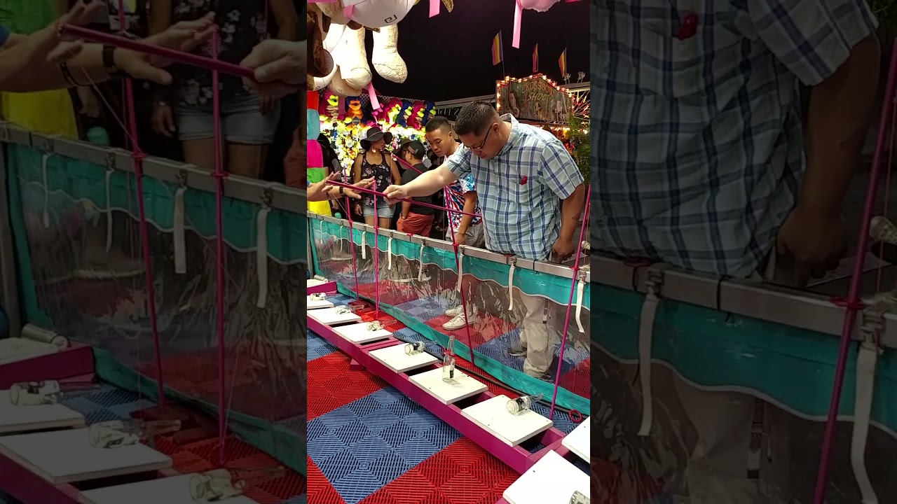 2020 California  State Fair - BOTTLE UP!! Easy carnival game to win!