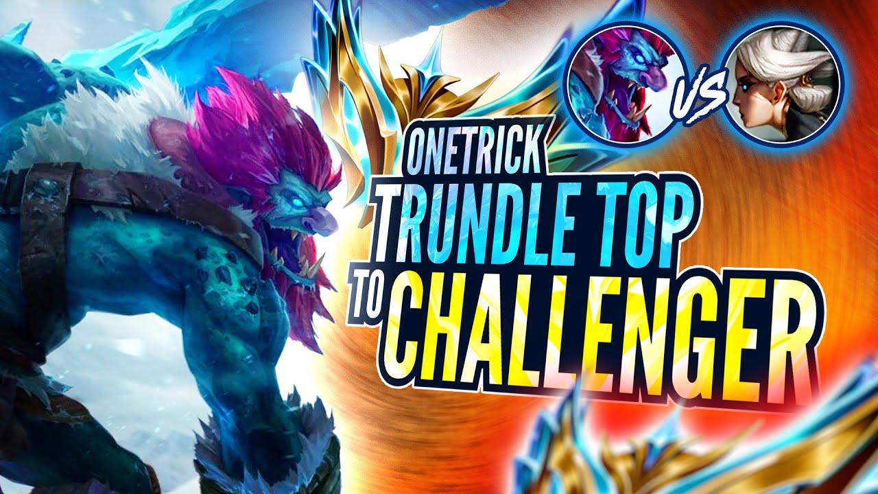 ONETRICK TRUNDLE CHALLENGER PROMO GAME - Trundle vs. Camille - Top Lane Gameplay Commentary