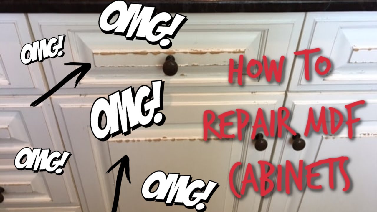 How To Repair Water Damaged MDF Cabinets |
