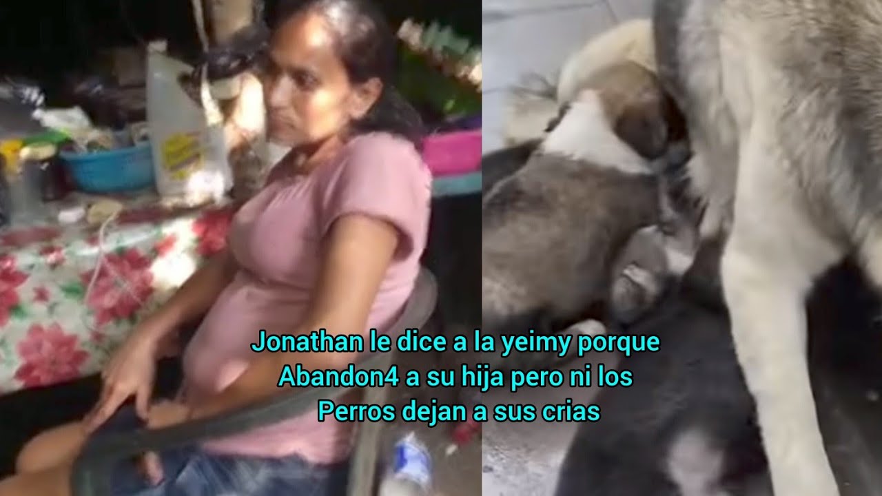 Jonathan le dice en la cara a Yeimy que abandon4 a su hija ni los perros dejan a sus crias