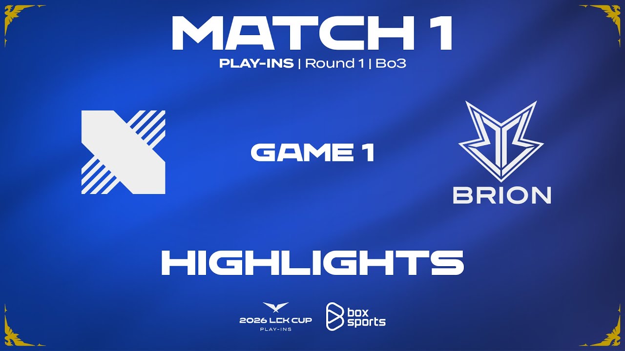 Highlights DRX vs BRO | Game 1 | R1M1 | Play-Ins LCK CUP 2026