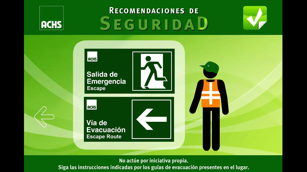 achs prevencion riesgos eventos corporativos
